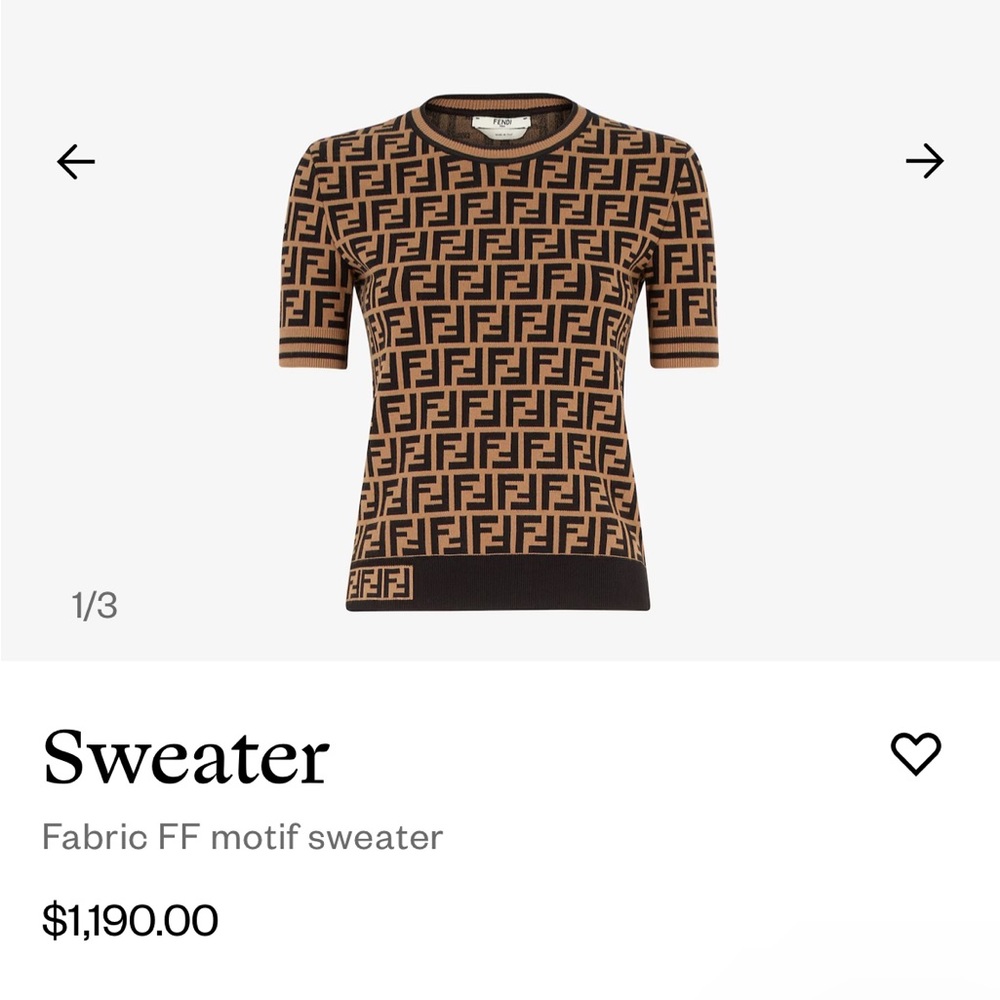 Fendi FF Motif Sweater